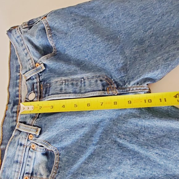 LEVI'S ORIGINAL 501 High Rise Straight Leg Jeans - Picture 8 of 11